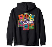 Sellos de Halloween Vintage Spooky Temed The Boo Club Sudadera con Capucha