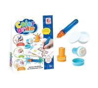 Sellos de molde, cepillo de sello | Almohadillas de sello para niños | para guardería, aulas, manualidades, libros para colorear, álbumes de recortes, tarjetas, cerámica