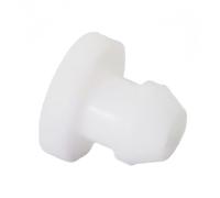 Sellos de orificios goma silicona elástica, tapones a presión tipo T y extremo ciego, junta tapas, 1 pieza(White,3.5mm)