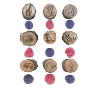 Sellos de pista de animales, sellos de animales para arcilla, sellos de huellas de animales para arcilla, sellos de madera con huellas de animales, sellos para manualidades, sello creativo de huellas