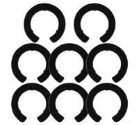 Sellos de puerta de repuesto para refrigerador Samsung DA99-04158A - Kit de juntas de bisagra para detener fugas de aire y aumentar la eficiencia - Juego de 8 piezas de cuña negra