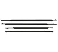 Sellos de puertas y ventanas automóviles Para Toyota Para Prius 2004-2015 Burlete Exterior De Ventana Moldura De Goma Cristal De Puerta Lateral Protector Sellado Impermeable(For 2010-2015)