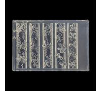 Sellos florales para decoración de uñas, sellos de silicona para decoración de uñas, patrones florales, herramientas para decoración de uñas DIY, juego de accesorios para decoración de uñas DIY.