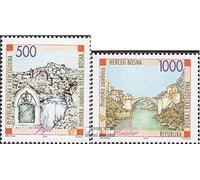Sellos para coleccionistas: Bosnia - Croacia. Correos Mostar 2-3 (Completa.edición.) Nuevo con Goma Original 1993 Sellos: Viejos Ciudades