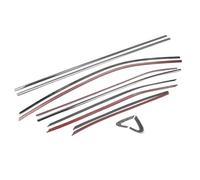 Sellos para Ventanas Y Puertas De Automóviles Tira Embellecedora Exterior para Ventanas De Automóviles Sello para Parabrisas Protector contra El Agua para Lexus RX 2016 2017 2018 2019 2020 2021 2022