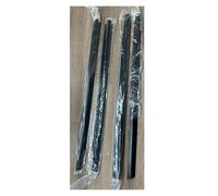 Sellos Puertas Ventanas 4 Piezas De Goma Para Cristales De Ventanas Negra O Cromada Para Peugeot 301 2013-2017 Tira Impermeable 9805767980(Negro)