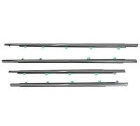 Sellos Puertas Ventanas Burlete De Ventana Lateral Plateado Para Puerta De Coche Junta De Estanqueidad Moldura Para CRV 2007-2022 Accesorios coche(For 2012-2016)