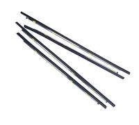 Sellos Puertas Ventanas Burlete De Ventana Lateral Plateado Para Puerta De Coche Junta De Estanqueidad Moldura Para CRV 2007-2022 Accesorios coche(For 2017-2022)