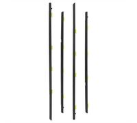 Sellos puertas ventanas Compatible Con Civic Para Sedán 2006 2007 2008 2009 2010 2011 Embellecedores Sellado Para Ventanas Burletes Para Puertas Coche Sellos Vidrio Correa