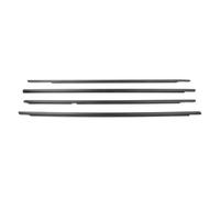 Sellos Puertas y Ventanas 4 Uds Cinturón Sellado Puerta Coche Burlete Ventana Moldura Exterior para VW para Golf 6 MK6 2008 2009 2010 2011 2012 Negro Tira Sellado Puerta Coche