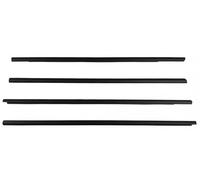 Sellos puertas y ventanas automóviles 4 Burletes De Goma Para Ventanas Exteriores Impermeables Sellado A Presión Moldura Para Nissan Para X-Trail T30 2001-2007 Junta Goma Puerta Coche