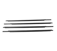 Sellos puertas y ventanas automóviles 4 Piezas De Moldura Para Cinturón De Puerta Exterior Color Negro Burlete De Goma ABS Negro Para Toyota Para Sequoia 2008-2020 Junta Goma Puerta Coche