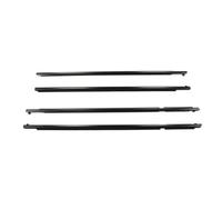 Sellos puertas y ventanas automóviles Tira De Goma Exterior Para Sellado De Ventanilla De Coche ABS Color Negro Para Toyota Para RAV4 2009 2010 2011 2012 Junta Goma Puerta Coche