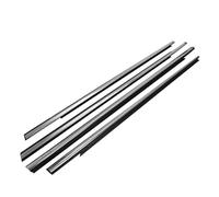 Sellos Puertas y Ventanas Sello De Goma para Vidrio Puerta Coche Burlete Embellecedor Ventana Burlete para Citroen para Elysee 2014 2015 2016 Sellado Tira para Sellado(Chrome)