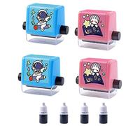 Sellos, Roller Matemádico Roller Digital Enseñanza Sello Smart Math Roller Sello para problemas de matemáticas Roller de sellos de matemáticas 4pcs-All