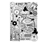 Sellos transparentes transparentes de 4.33 x 6.3 pulgadas para hacer tarjetas, álbumes de recortes, álbumes de fotos, manualidades, sellos de goma para manualidades, estilo 8