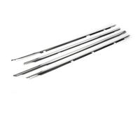 Sellos Ventana Automotriz 4 Burletes Cromados Para Puerta Y Ventana De Coche Para Accord 2008 2009 2010 2011 2012