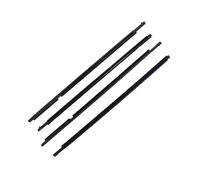 Sellos Ventanas Automóviles Juego De 4 Tiras Decorativas De Goma Para Ventanas Coche Resistentes Al Agua Y A La Presión Para Toyota Para Highlander 2008-2010 Borde De Goma