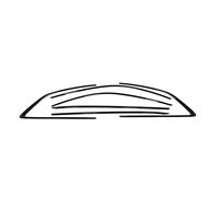 Sellos Ventanas Automóviles Moldura De Tira De Sellado De Ventana Exterior, Decoración Para A5 S5 RS5 Coupé De 2 Puertas 2017-2024 Borde De Goma