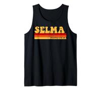 Selma California City Vintage Roots Diseño retro años 70 y 80 Camiseta sin Mangas