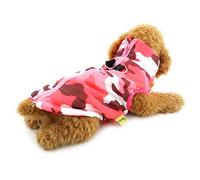 SELMAI Abrigos para Perros Pequeños Medianos Chihuahua Ropa para Gatos Invierno Chaquetas Mascotas con Anillo en D Chaleco Arnés Gato Cachorros Yorkshire Caminar al Aire Libre Hot Rosado L