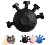 Seloniax Strength Ball, Grip Strength Tester, Forearm Wrist Strengthener, Hand Exerciser Tester, Hand Strengthening Devices For Exercise (Black,1 pcs)