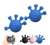 Seloniax Strength Ball, Grip Strength Tester, Forearm Wrist Strengthener, Hand Exerciser Tester, Hand Strengthening Devices For Exercise (Blue,2 pcs)