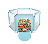 Selonis Corralito Plegable Con 900 Bolas Para Niños, Menta:Amarillo/Verde/Azul/Rojo/Naranja