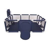 Selonis Parque De Juegos Con Canasta, Meta SIN Bolas Para Niños, Azul Marino