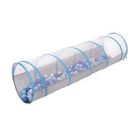 Selonis Túnel Plegable con 100 Bolas para Niños, Gris-Azul:Azul Claro/Azul/Perla