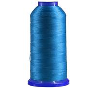 Selric [1300 yardas/26 colores disponibles] Tex 90 hilo de nailon unido para costura de cuero 280D/3 T90 #92 hilo de tapicería resistente para cuero y otros tejidos pesados (azul)