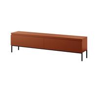 Selsey Bemmi Mueble TV, Melamine, Rojo ladrillo, 175 cm