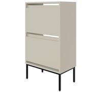 Selsey Bemmi - Zapatero (50 cm, 2 Solapas), Color Gris y Beige