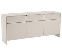 Selsey Cómoda 3 Puertas 3 Cajones 156 cm Cachemir - Comodas y Cajoneras Modernas - Cajonera Armario Interior con Estantes y Patas Ajustables, Diseño Elegante