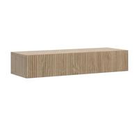 Selsey Consola de Entrada Colgante 90 x 17 cm Mesa Consola con cajón de laminillas Roble engrasado Nolie