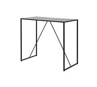 Selsey Krapina - Mesa de Bar/Mesa de Comedor - Gris Oscuro - 120x60 cm - Industrial