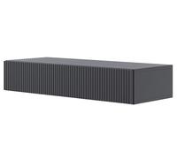 Selsey Mesa Consola con cajón Colgante, Mesa Auxiliar de 90 cm, Mesa de Entrada, Consola, tocador Veldio Negro