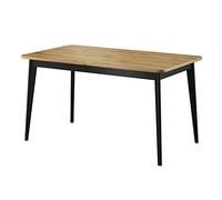 Selsey Mesa de Comedor de Roble Artisan, 80 x 76 x 140-180