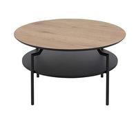 Selsey Mesa de saln, Acabado en Roble Claro, 80 cm