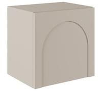 Selsey Mesita de Noche Blanca de 50 cm - Mesitas de Noche Dormitorio con Frentes Fresados, Estilo Minimalista en Cachemira, Duradera y Versátil, Ideal para Dormitorios Clásicos y Modernos