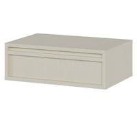 Selsey Mesita De Noche con Cajón Mesilla De Noche Suspendido Moderno para Dormitorio 50 cm Beige EVO