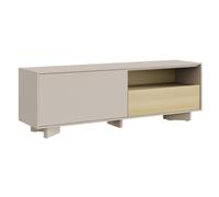Selsey Mueble TV 140 cm Cachemir Roble Vicenza - Mueble TV salón Moderno con cajón, nicho y Puertas, Mueble de salón Elegante con almacenaje Funcional y Estilo contemporáneo