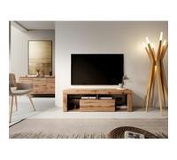 SELSEY Mueble TV - para la sala de estar - 140 cm de ancho - roble lancaster - Bianko