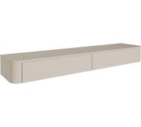 Selsey Mueble TV Suspendido Slim 175 cm Cashmere - Mueble de Salón Moderno para Televisión con Puertas Abatibles, Diseño Minimalista, Fabricado en Europa