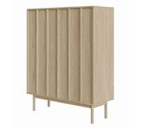 Selsey Neksto - Cómoda de 2 Puertas (100 cm, Patas de Madera de Roble barnizada)