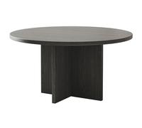 Selsey OVO - Mesa de café Redonda - 76x76 - Color Madera de Fresno Portland