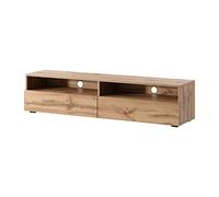 Selsey REDNAW - Mueble para TV con Dos cajones - Roble Wotan - 140 cm