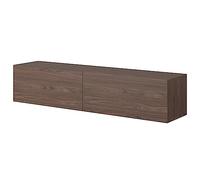 Selsey RTV Bisira 140 cm, Madera de ingeniería, Nogal, 140 x 31,6 x 30