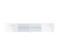 Selsey Tenus Double - Mueble para TV/Mueble bajo TV/Mueble de TV, Blanco, 200 x 40 x 34 cm