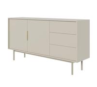 Selsey VIVIARO - Aparador con Dos Puertas - 154 cm - y Tres cajones - Topo (Gris-Beige)